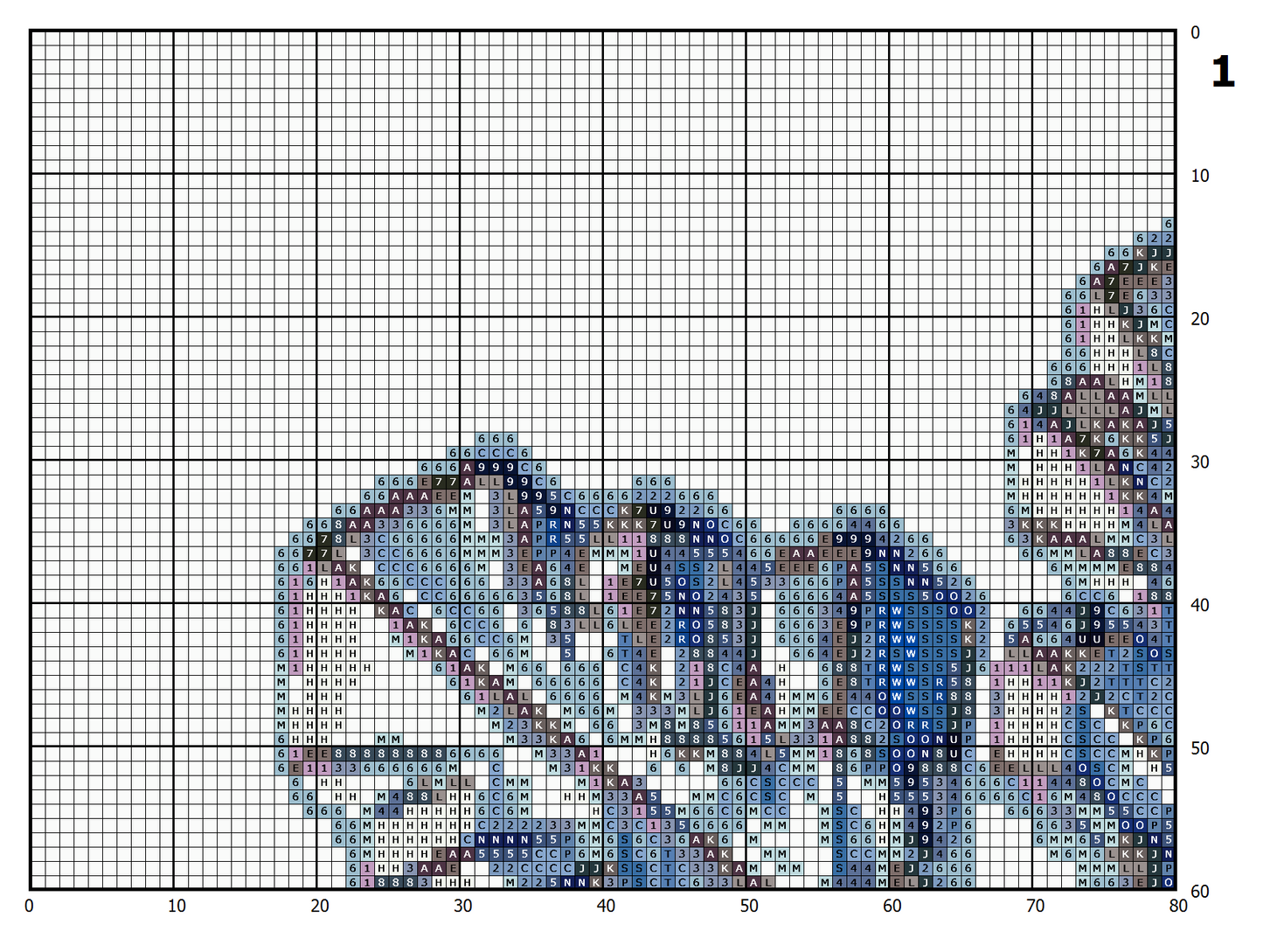 Snowflake 1 Cross Stitch Pattern