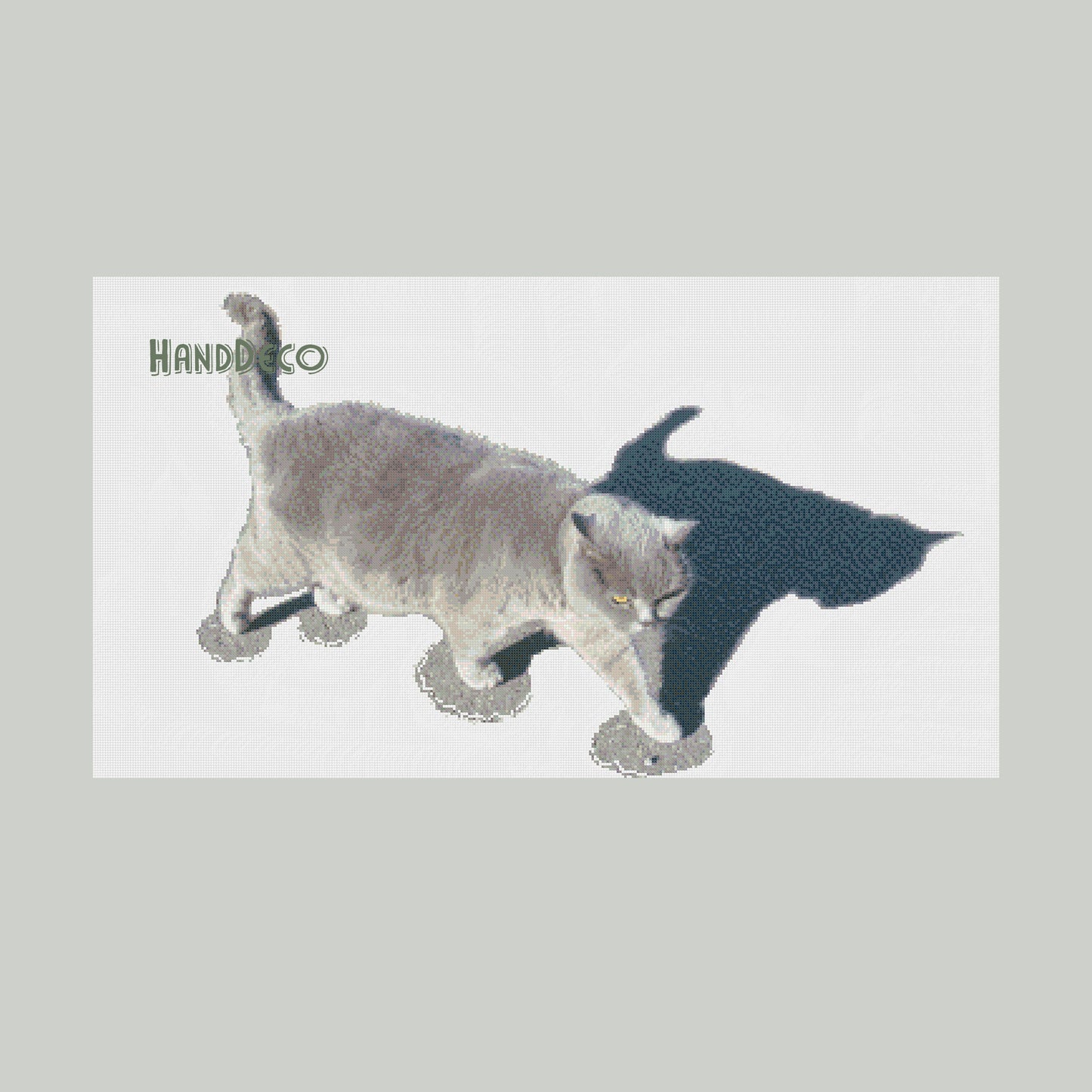 Katze 2 Kreuzstich Vorlage