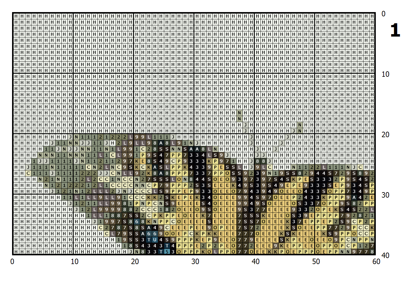 Tiger Schwalbenschwanz Kreuzstich
