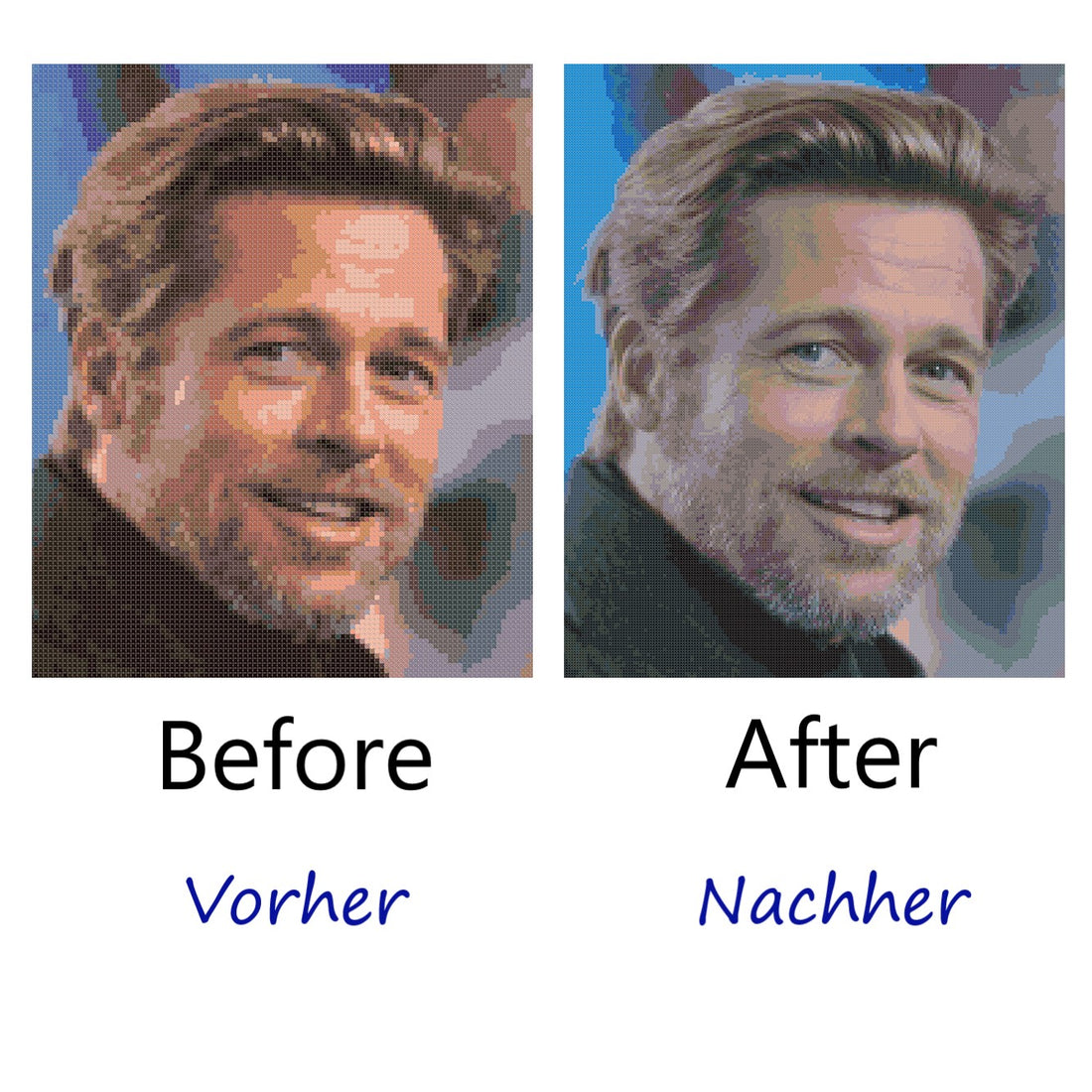 Neuer Trend: Ich möchte ein Bild von meinem Fotoporträt sticken.