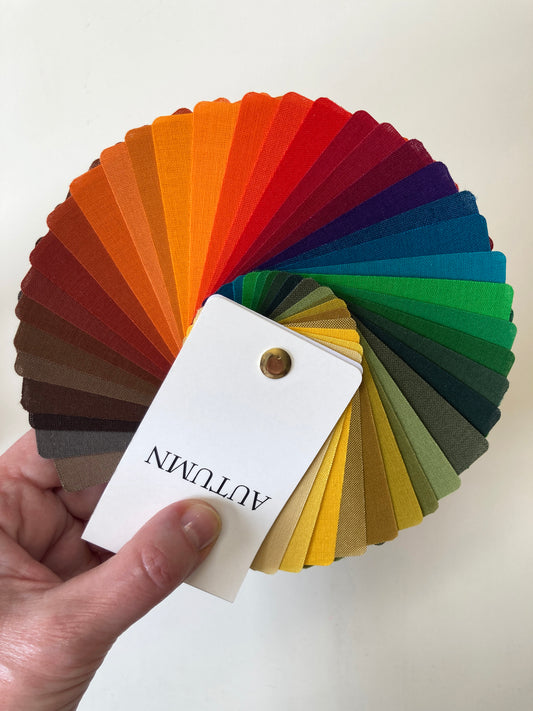 Autumn Colour Fan – Warm, Deep Palette (40 Shades)