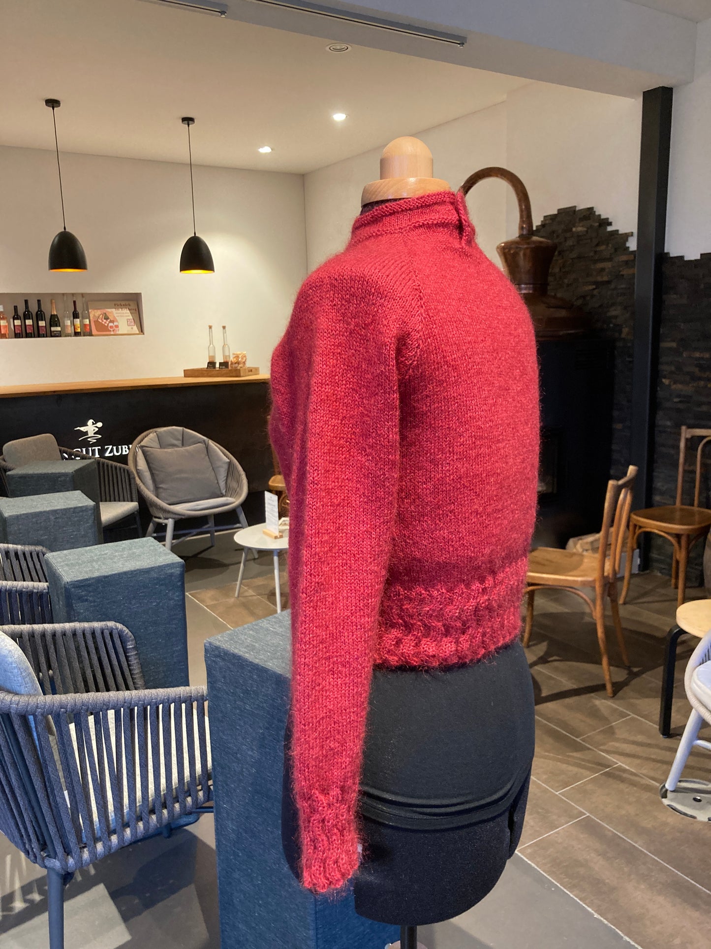 Berry Glow Pullover - Smart Mix Garn-Set Gr. 38-40 EU