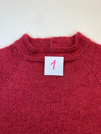 Berry Glow Pullover - Smart Mix Garn-Set Gr. 38-40 EU