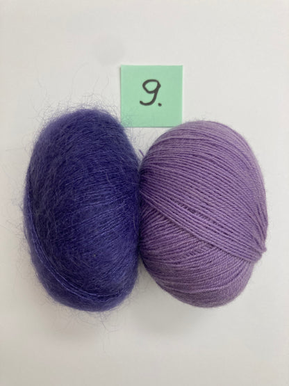 Berry Glow Pullover - Pure Natur Garn-Set Gr. 38-40 EU