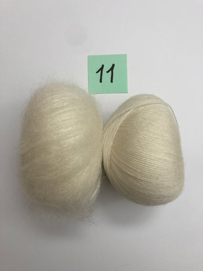 Berry Glow Pullover - Pure Natur Garn-Set Gr. 38-40 EU