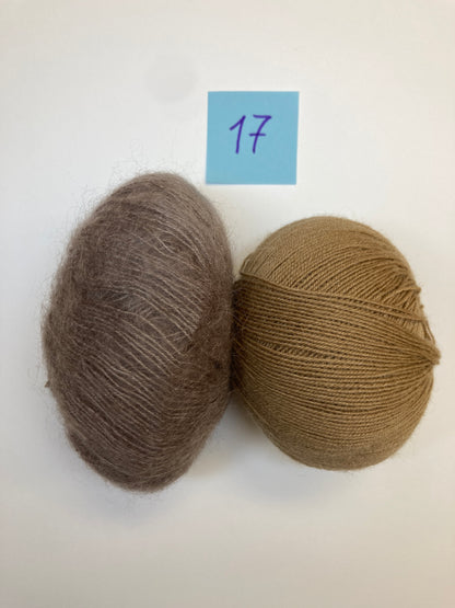 Berry Glow Pullover - Smart Mix Garn-Set Gr. 38-40 EU