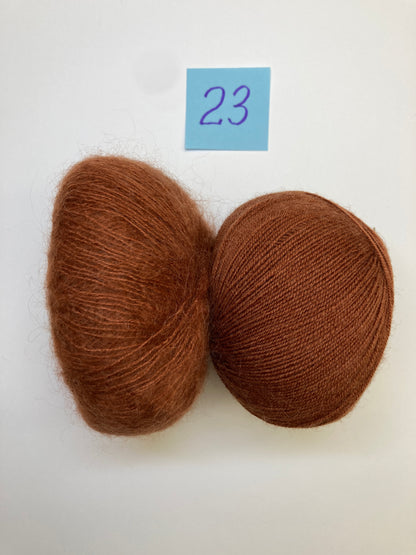 Berry Glow Pullover - Smart Mix Garn-Set Gr. 38-40 EU