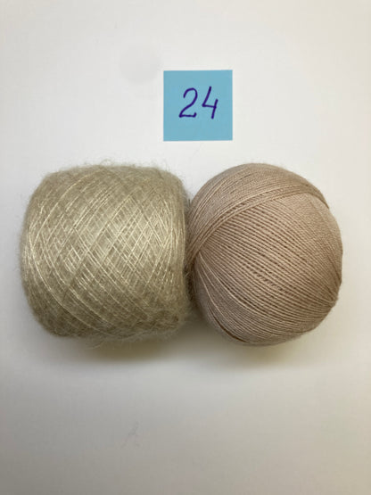 Berry Glow Pullover - Smart Mix Garn-Set Gr. 38-40 EU