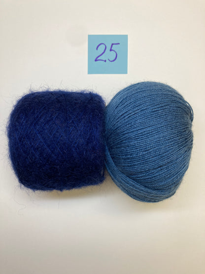 Berry Glow Pullover - Smart Mix Garn-Set Gr. 38-40 EU