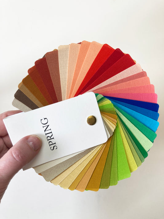 Spring Colour Fan – Warm, Fresh Palette (40 Shades)