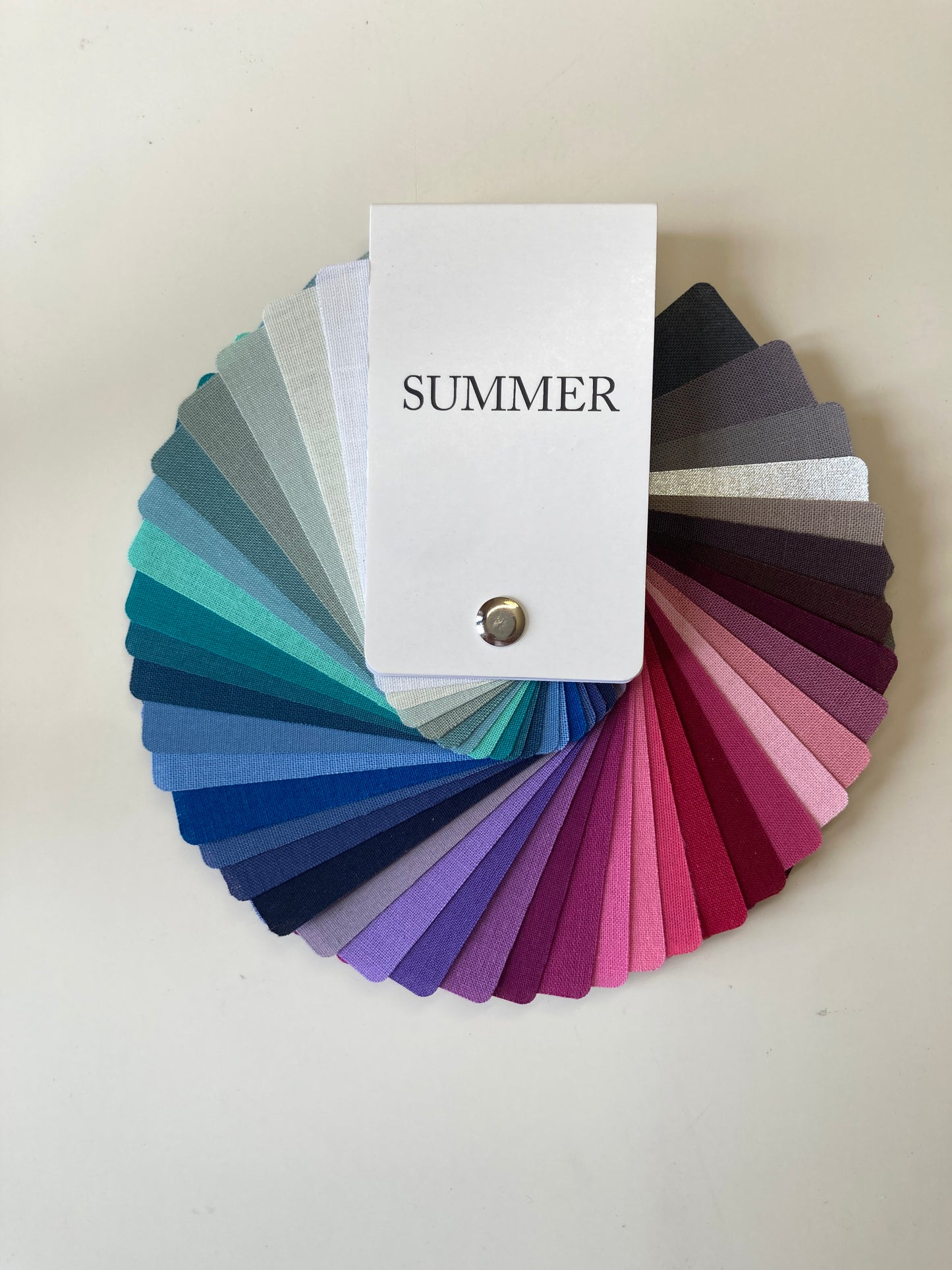Summer Colour Fan (40 Shades) | Soft & Cool Colour Palette