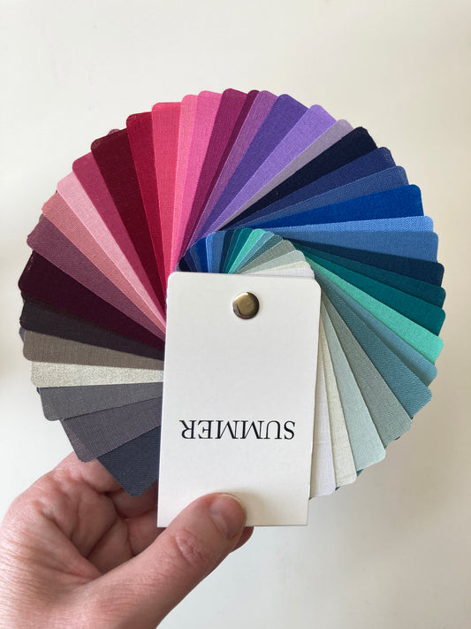 Summer Colour Fan (40 Shades) | Soft & Cool Colour Palette