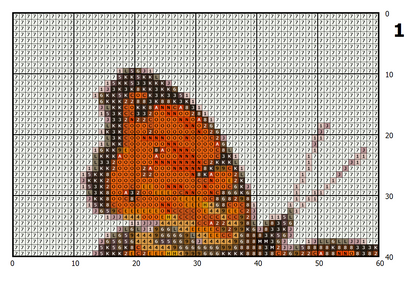 Schmetterling Monarchfalter Kreuzstich Vorlage