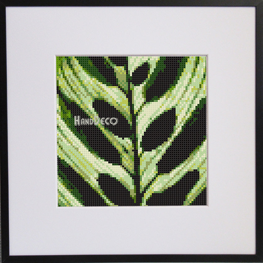 Maranta Massangeana Kreuzstich Vorlage